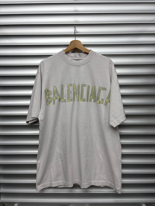Balenciaga Tape Logo Tee - S
