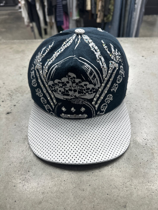 Bossi Perforated Rhinestone Hat
