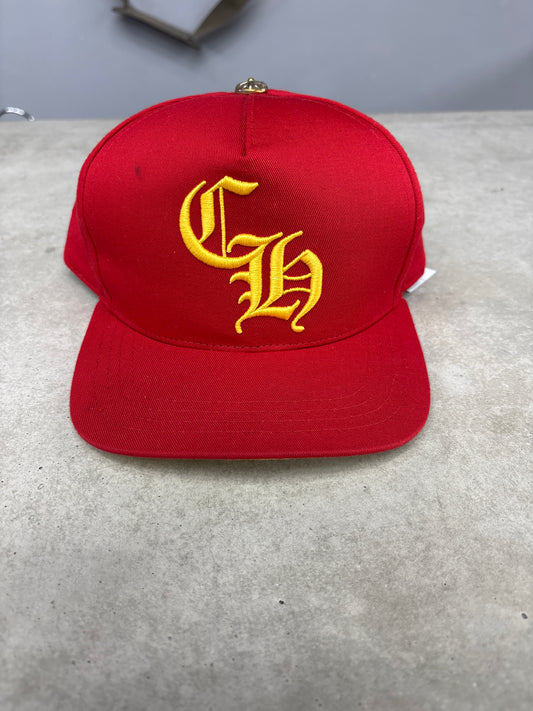 Chrome Hearts Red/Gold Hat