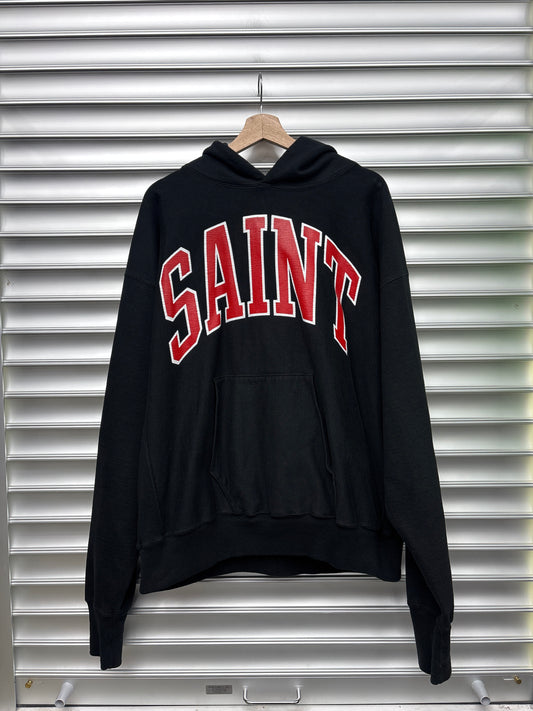 Saint Michael Blk/Red Hoodie - XL