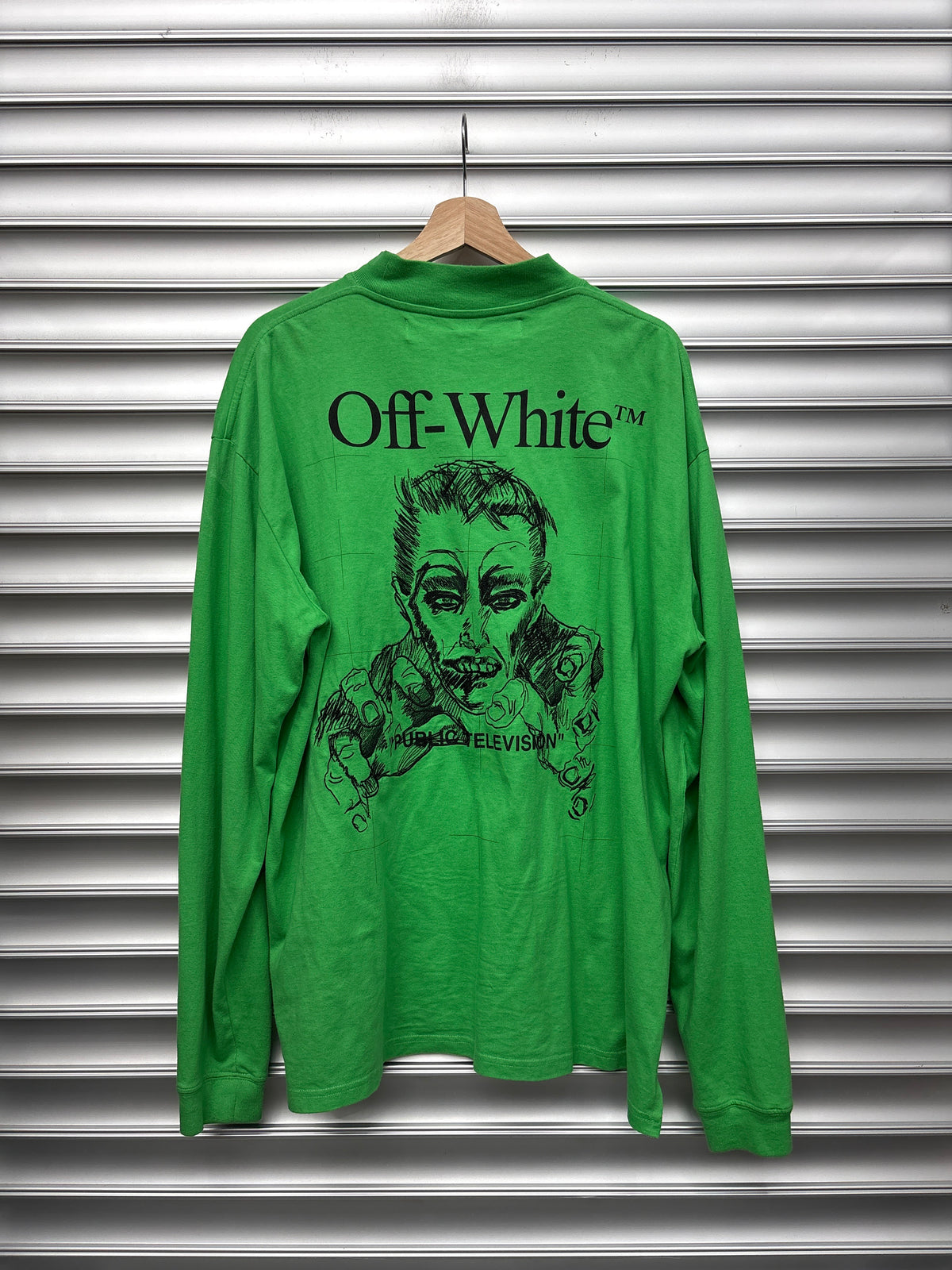 Off White Public Television Tee - S**