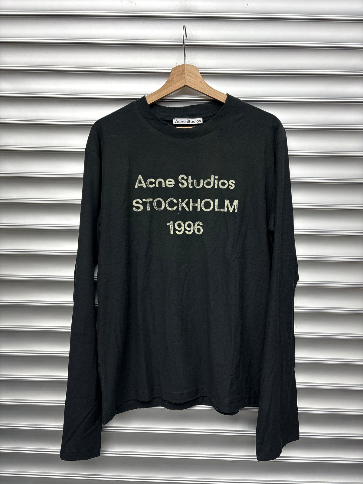 Acne Studios Stockholm Black Tee - M**