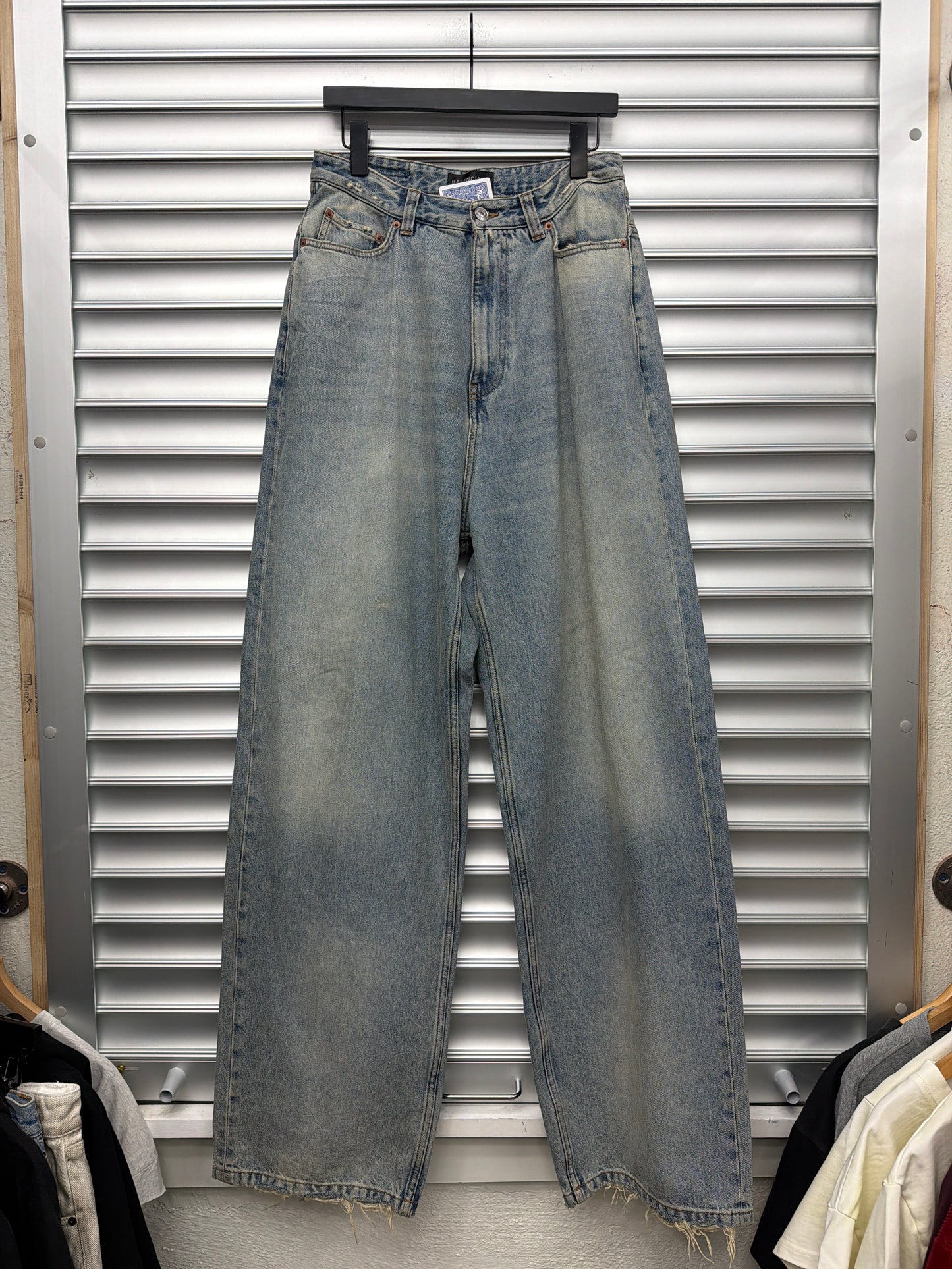 Balenciaga Lightwash Baggy Denim - S **