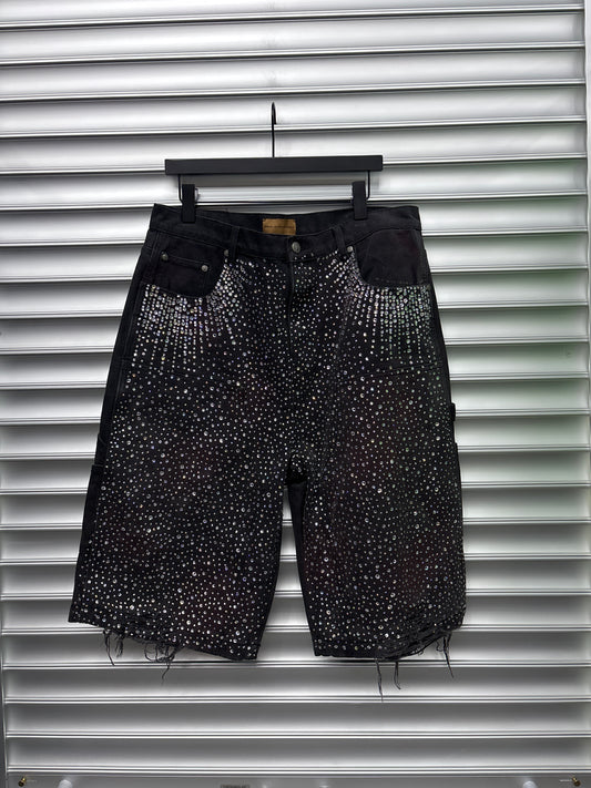 BORC Dark Rhinestone Shorts - XL