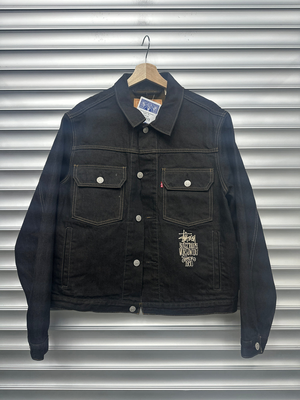 Stussy Levis Raw Denim Jacket - M **