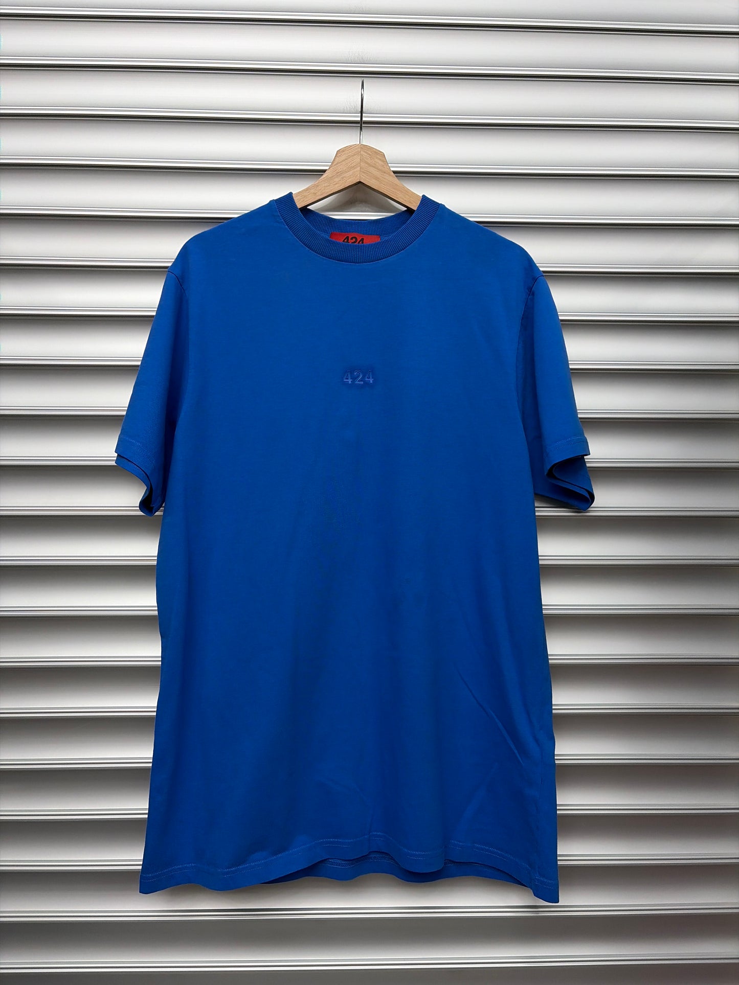 424 Blue Logo Tee - M