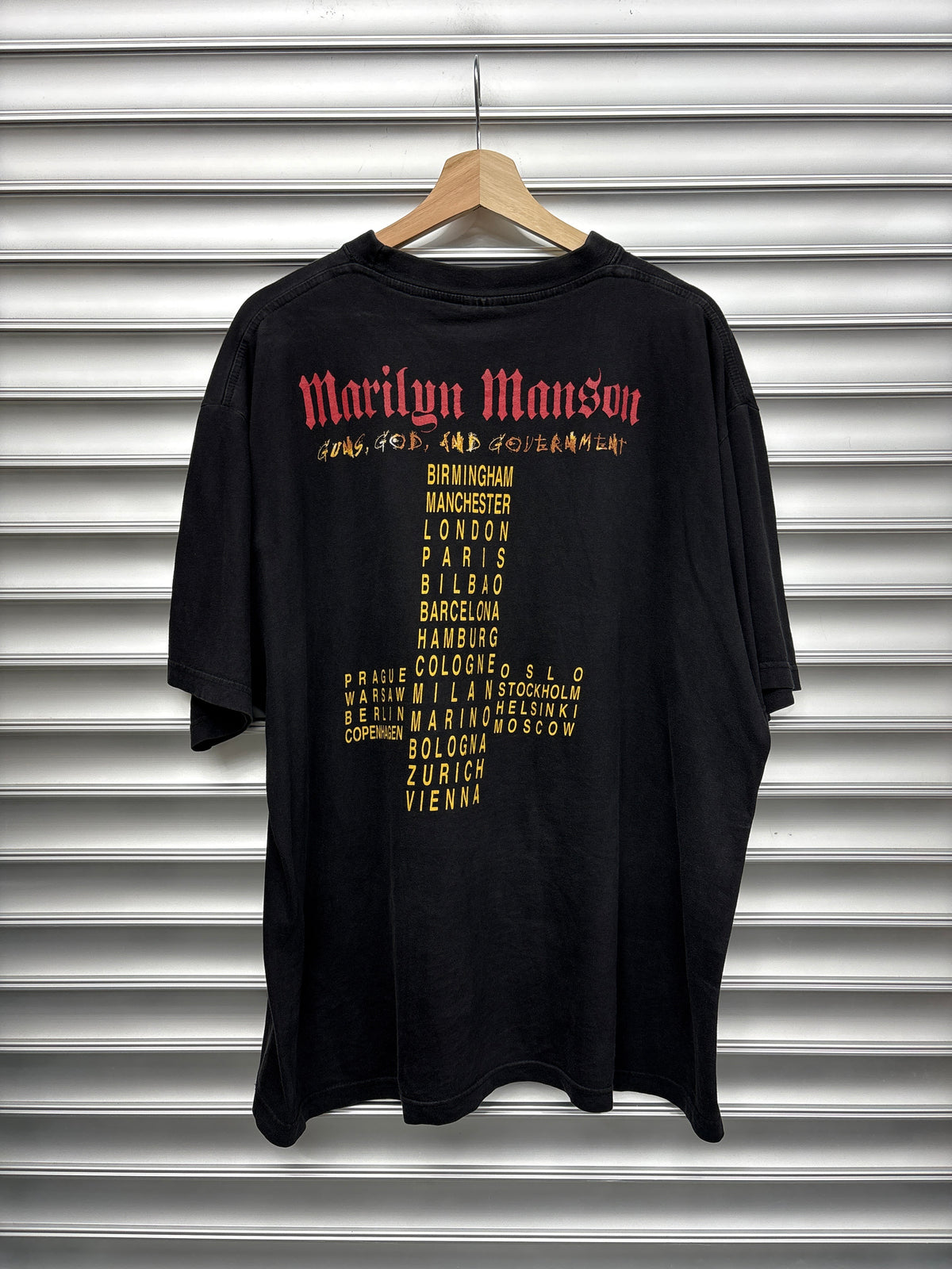 Vintage Marilyn Manson Tour Tee - XL**
