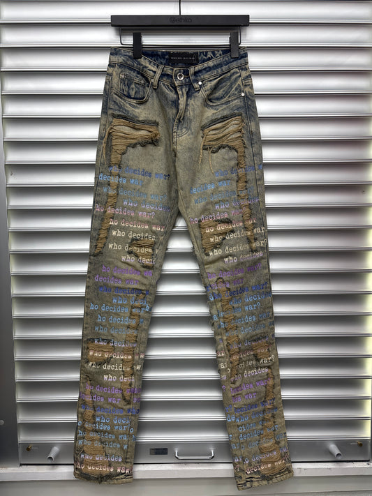 Who Decides War Distressed Denim - 26