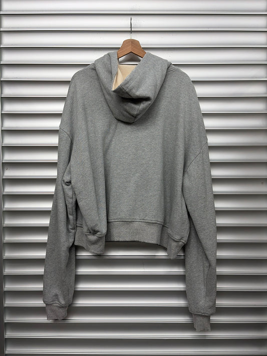 74 Grey Thermal Zip Up - S**