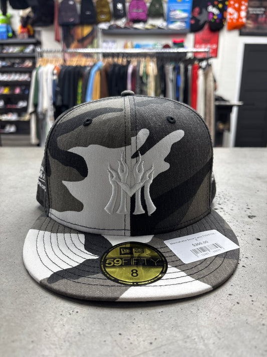 Mannahatta Snow Camo Fitted Hat - 8