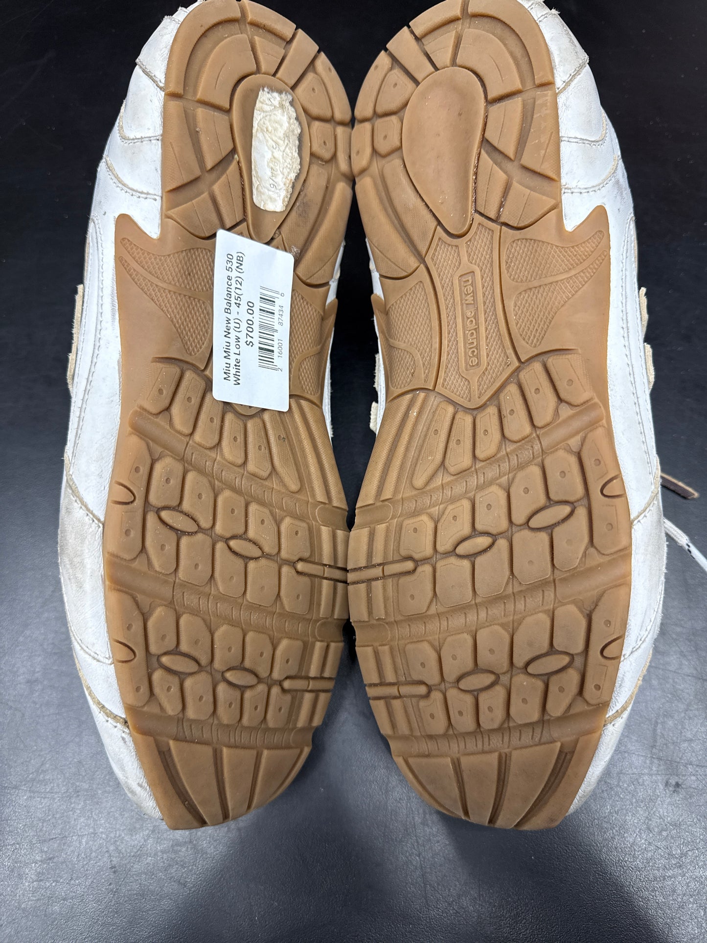 Miu Miu New Balance 530 White Low (U) - 45(12) (NB)