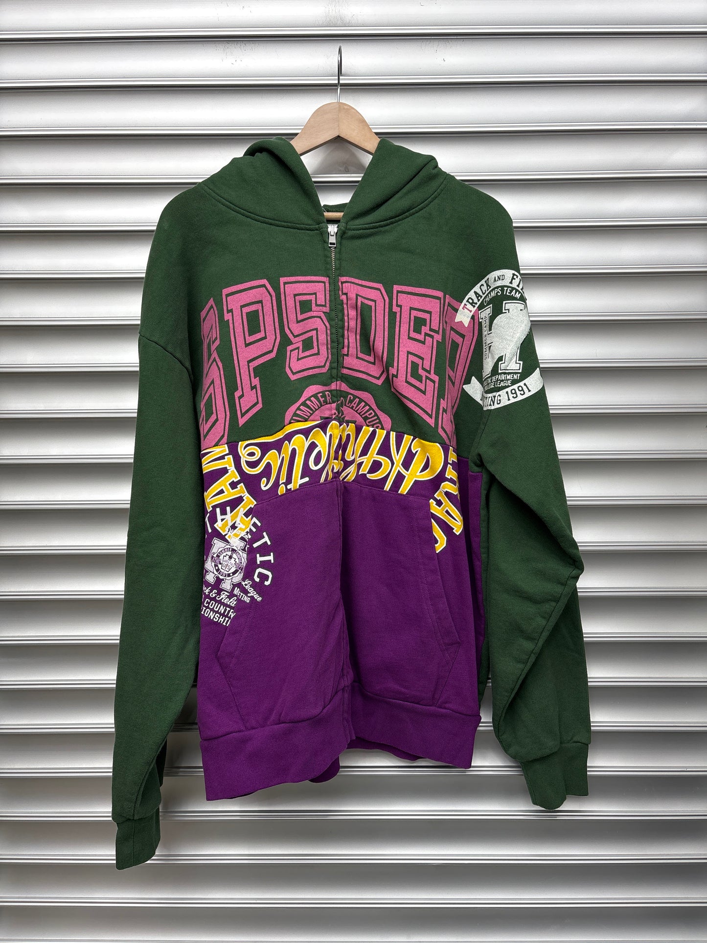 Spider Green Zip Up - L