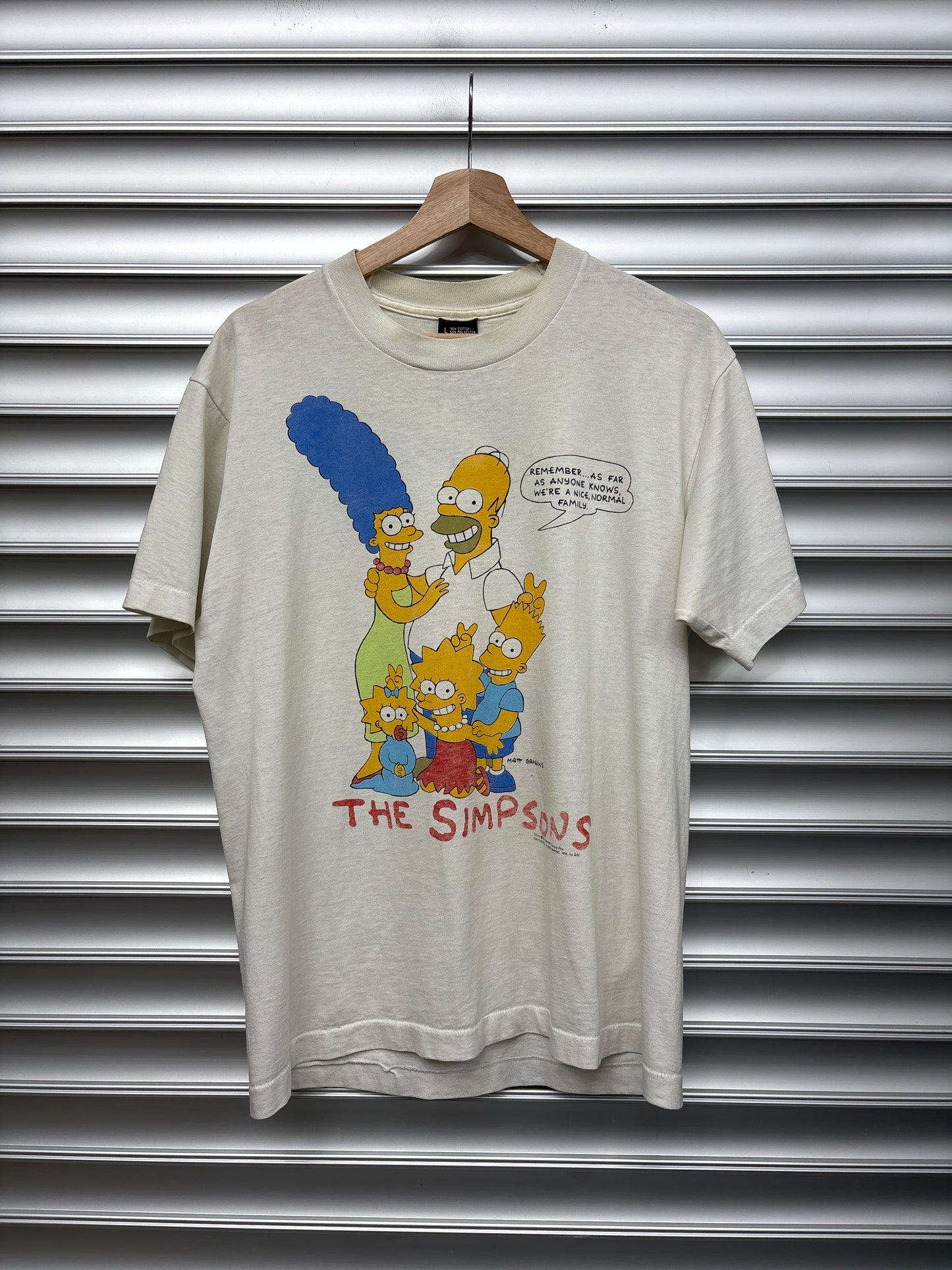 Vintage The Simpson Family Tee - L