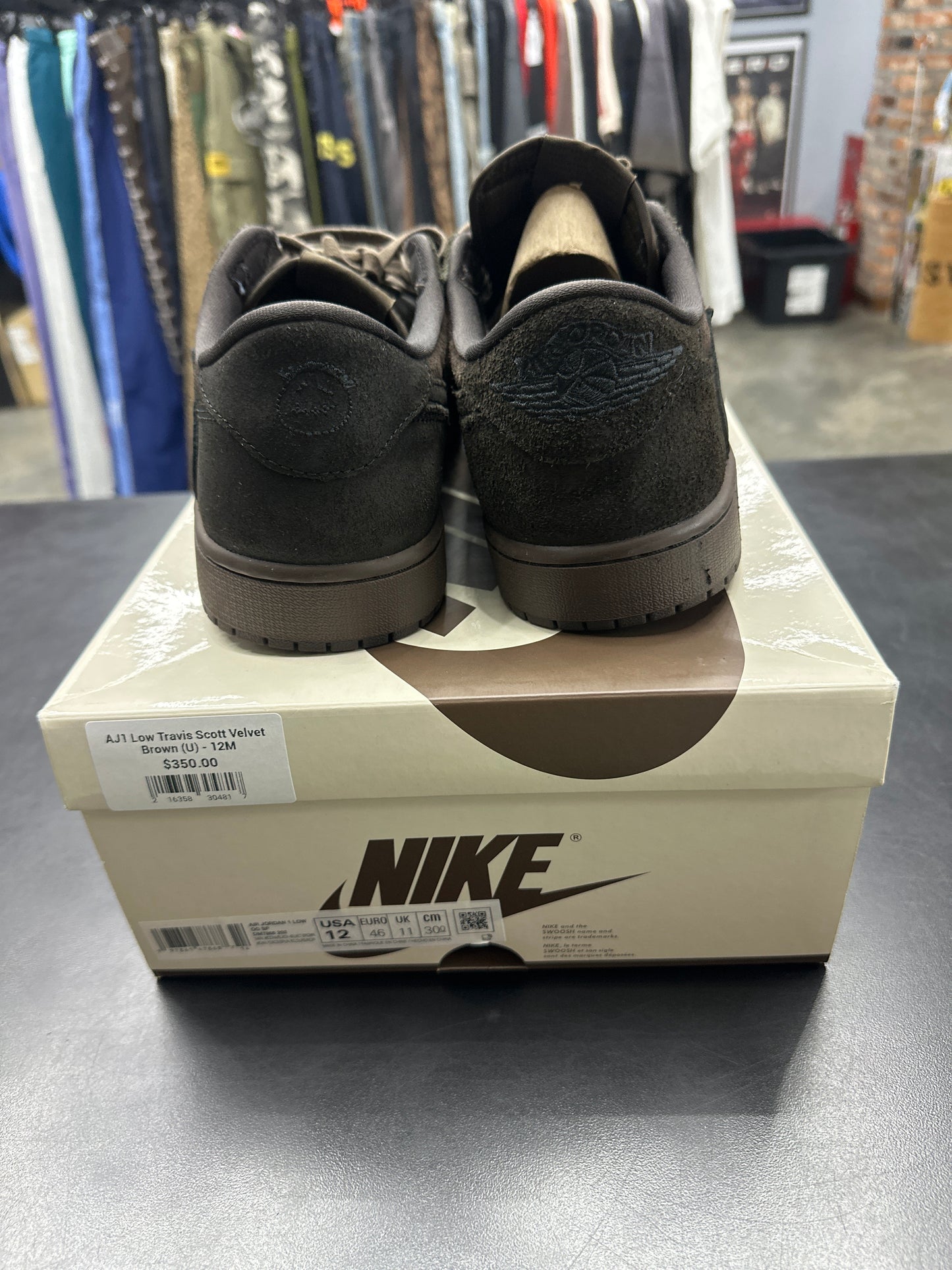 AJ1 Low Travis Scott Velvet Brown (U) - 12M