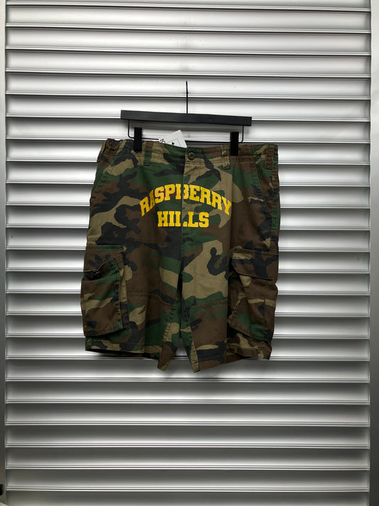 Raspberry Hills Camo Shorts - L