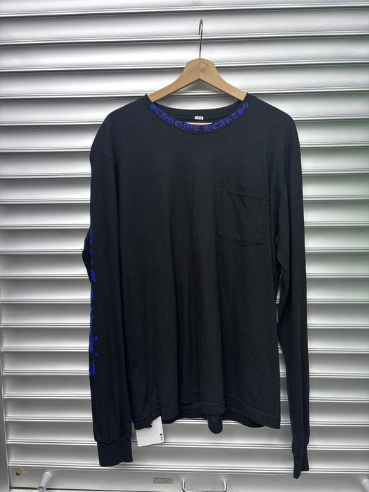 Chrome Hearts Black Blue Long Sleeve - L