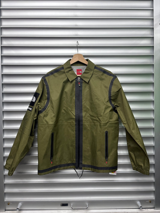 Supreme North Face Olive Nylon Work Jacket - S