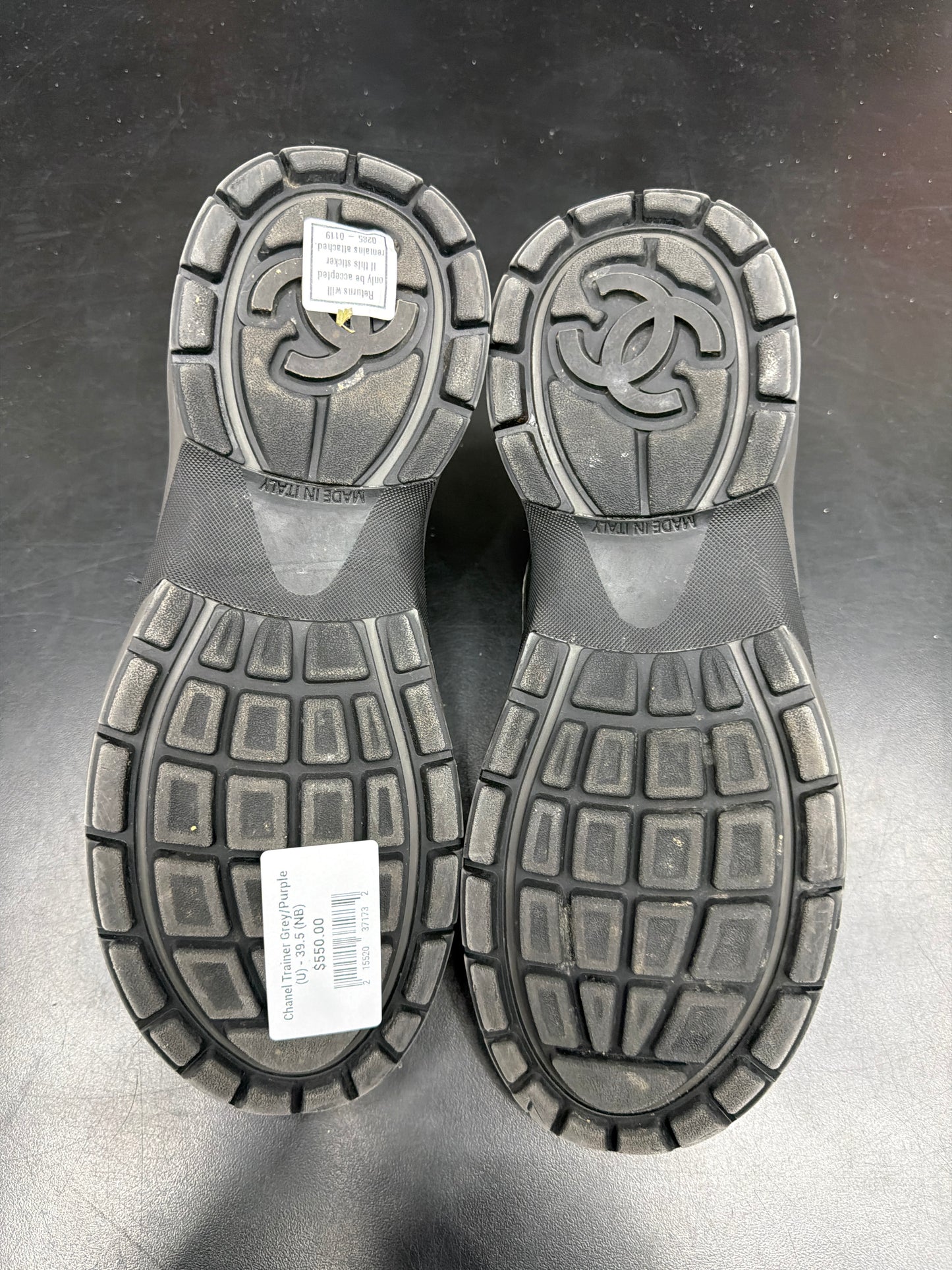 Chanel Trainer Grey/Purple (U) - 39.5 (NB)