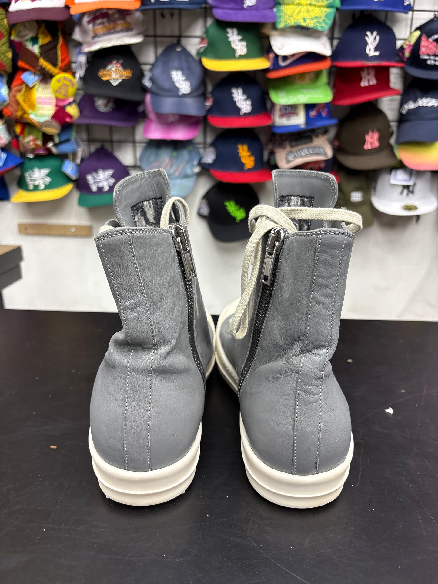 Rick Owen Ramone High Euca Leather (U) - 44(11) (NB)
