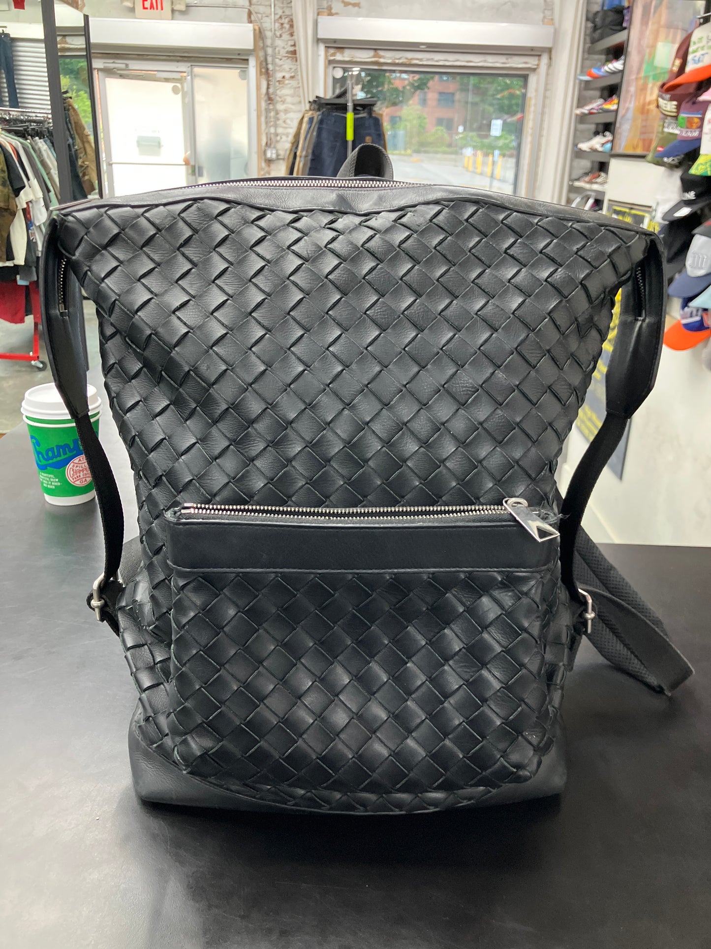 Bottega Veneta Intrecciato Backpack