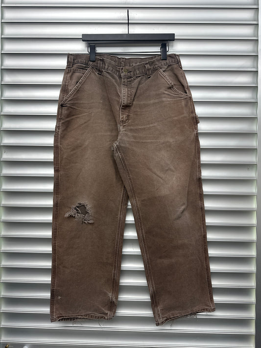 Vintage Carhartt Brown Carpenter - 34