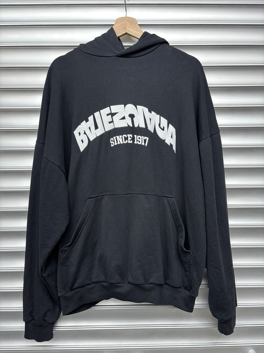 Balenciaga Crooked Logo Hoodie - 1