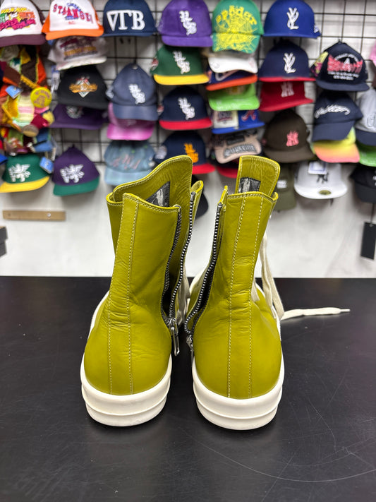 Rick Owen Ramone High Moss Leather (U) - 45(12) (NB)