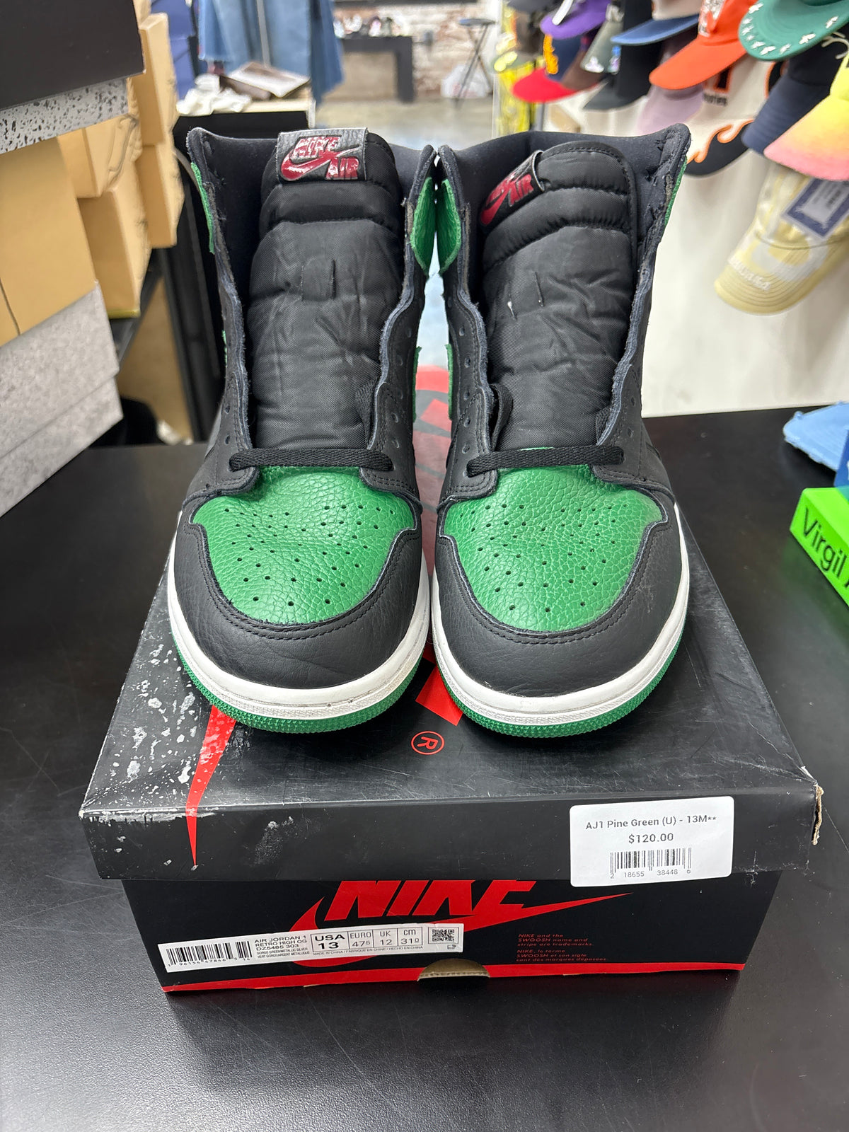 AJ1 Pine Green (U) - 13M**