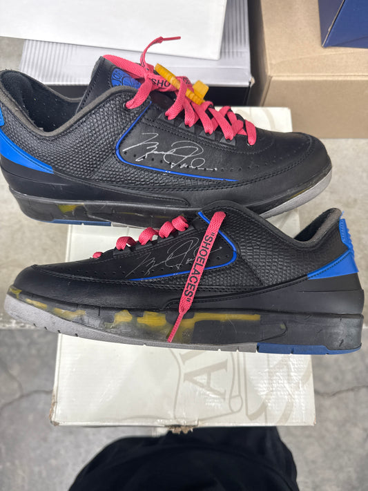 AJ2 Off White Black Low (U) - 10M