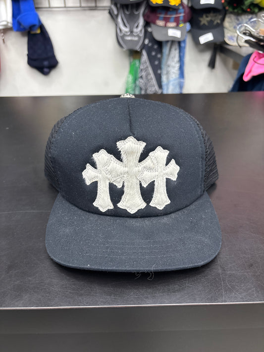 Chrome Hearts Fur Triple Cross Hat - OS