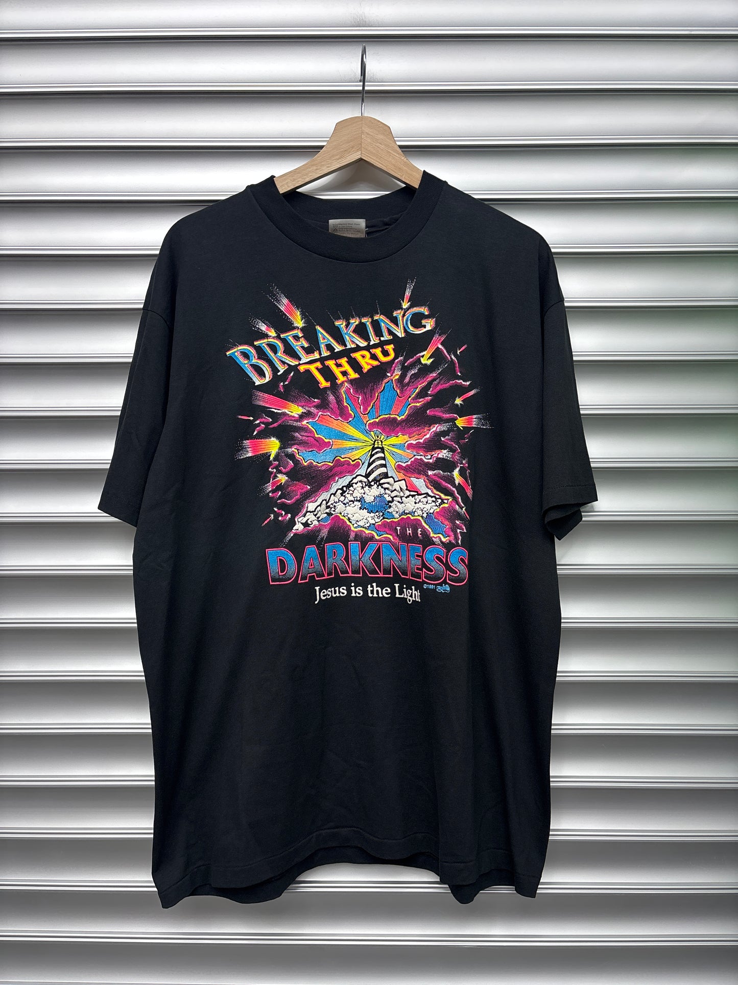 Vintage Lighthouse Jesus Tee - XL