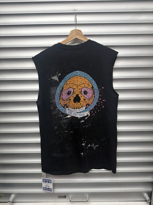 Bossi Skull Rhinestone Tank - XS