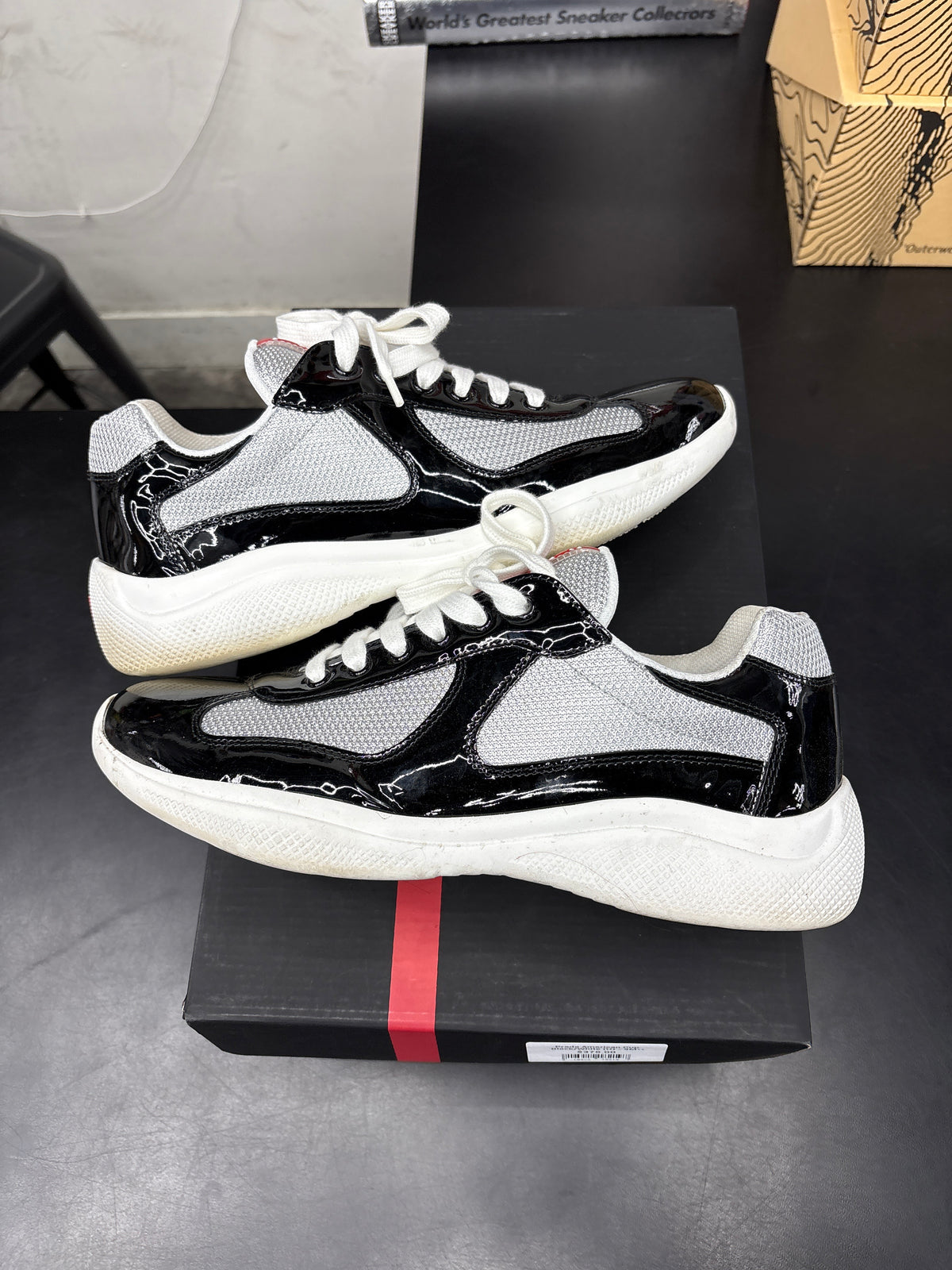Prada American Cup Black/White (U) - 9M**