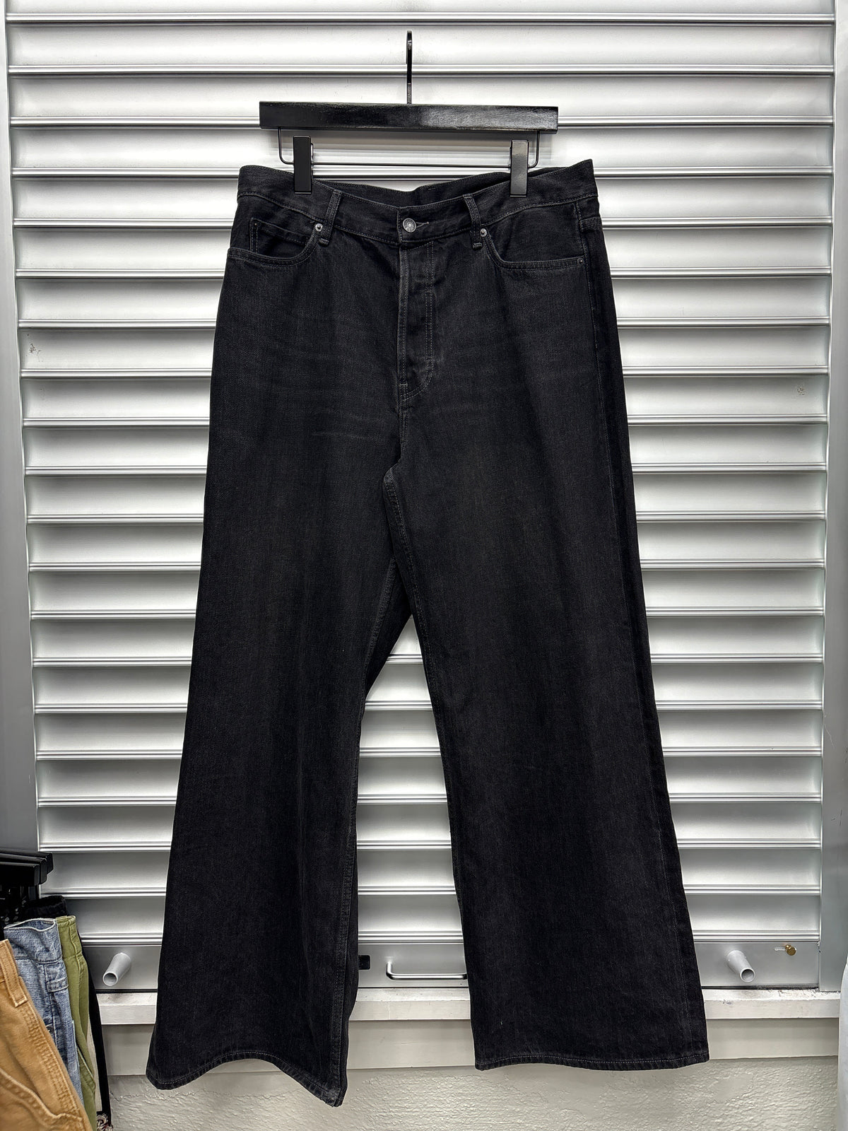 Acne Studios Black Baggy Denim - 50**
