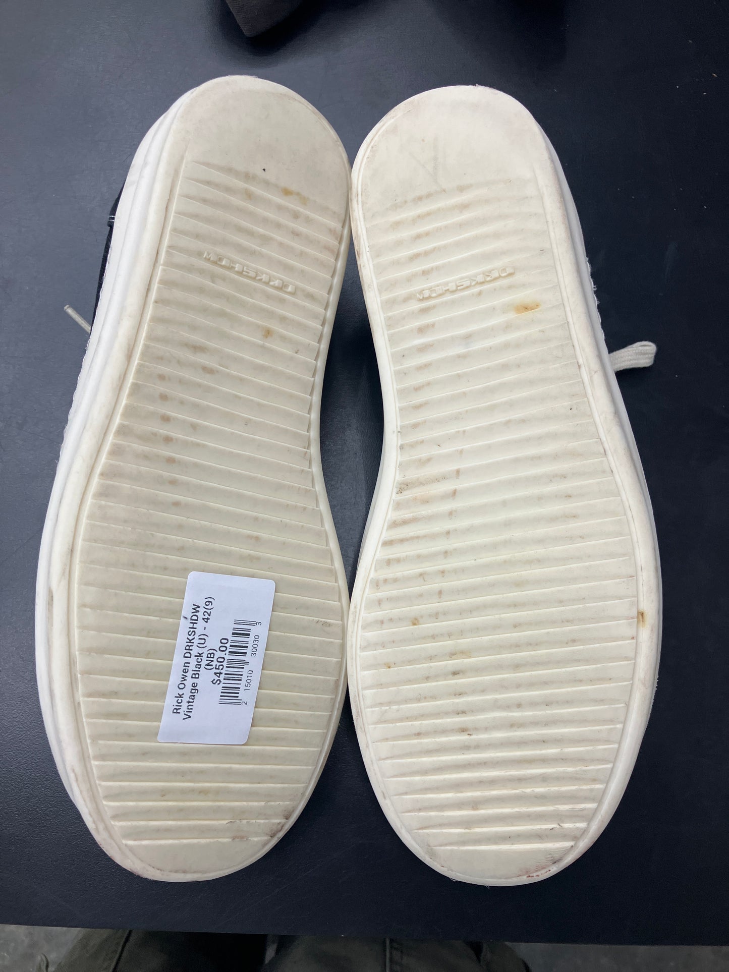 Rick Owen DRKSHDW Vintage Black (U) - 42(9) (NB)