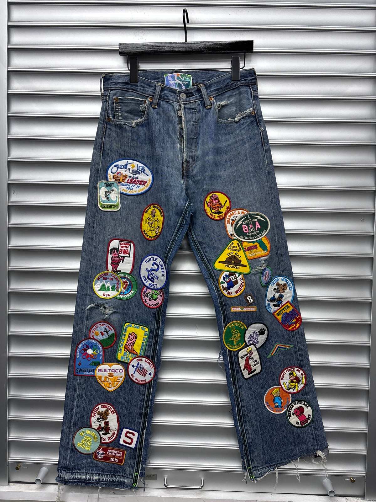 Better With Age Patch Denim - 32**