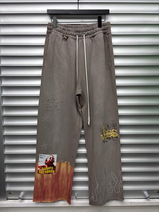 Paly Flame Sweatpants - S