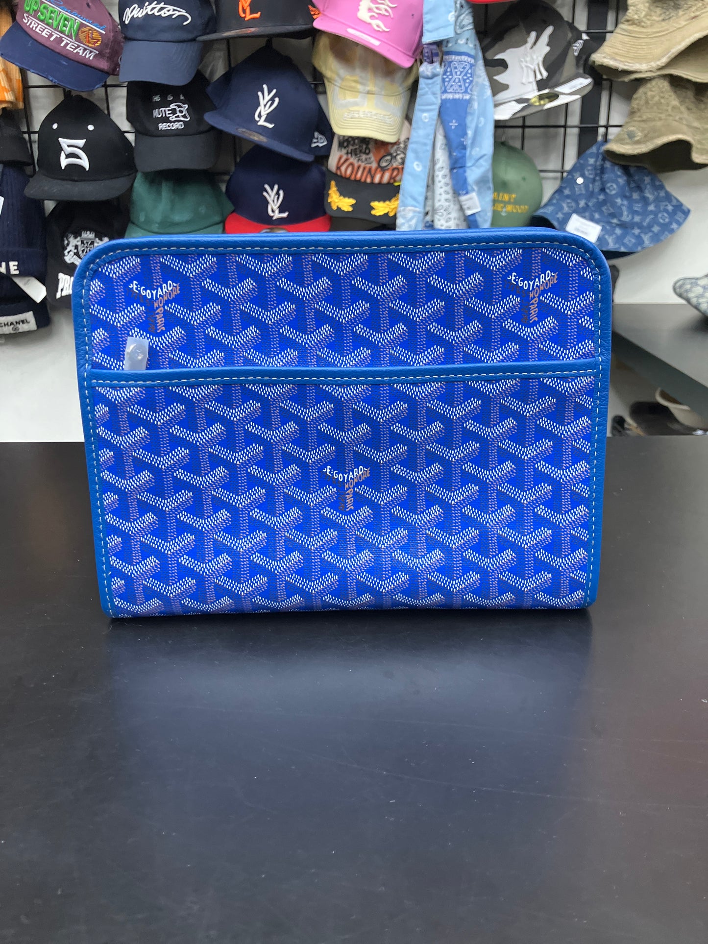 Goyard Blue Pouch