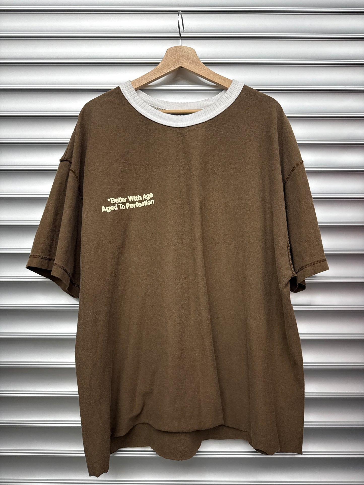 Better With Age Brown Reversible Tee - 2XL