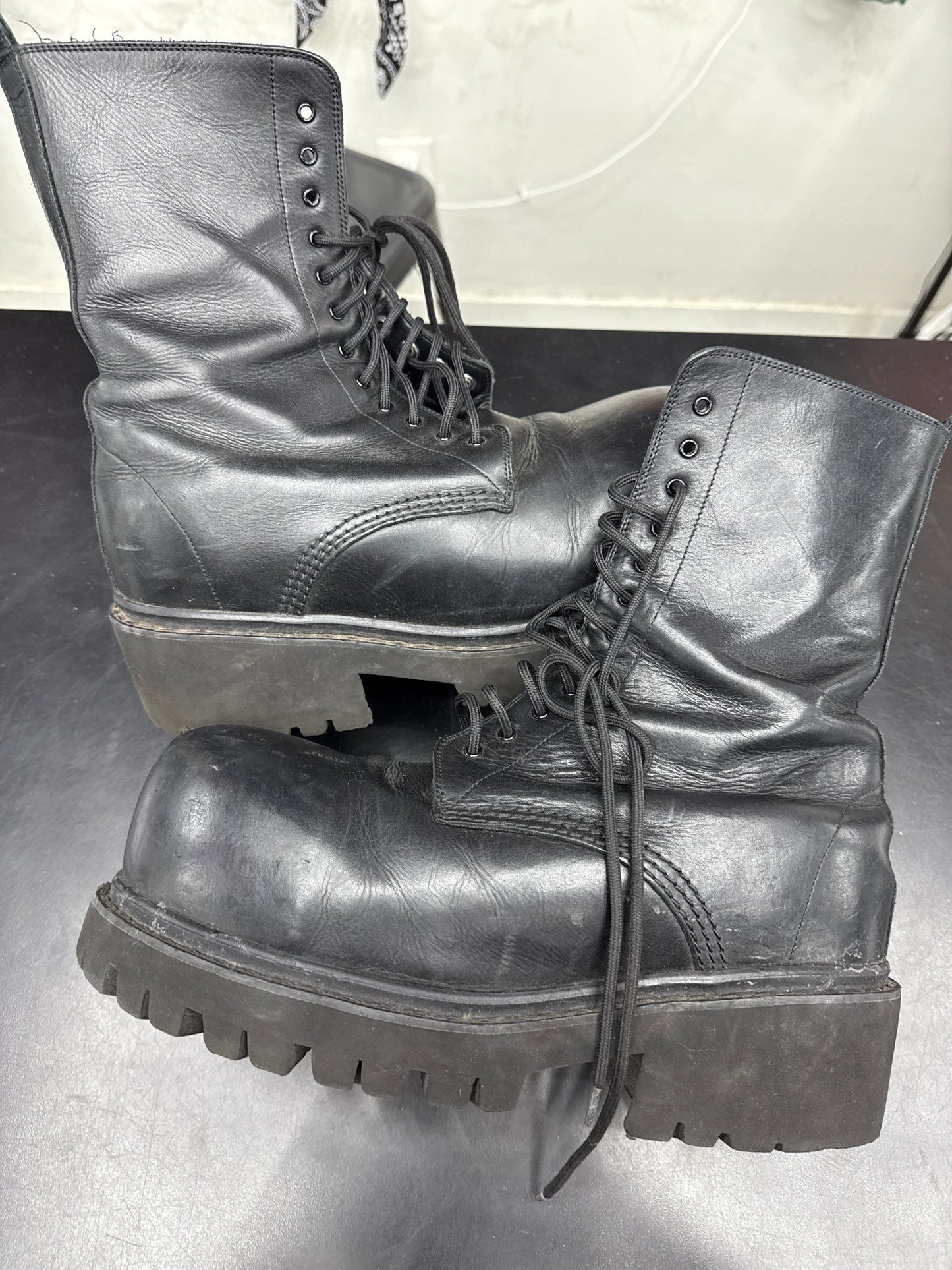 Balenciaga Stomper Boot Black (U) - 43(10) (NB)