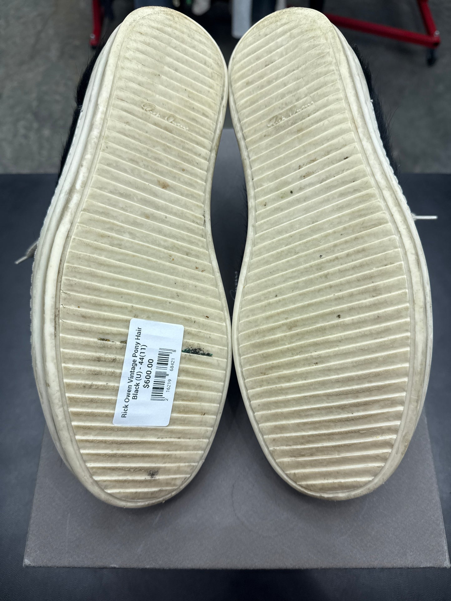 Rick Owen Vintage Pony Hair Black (U) - 44(11)