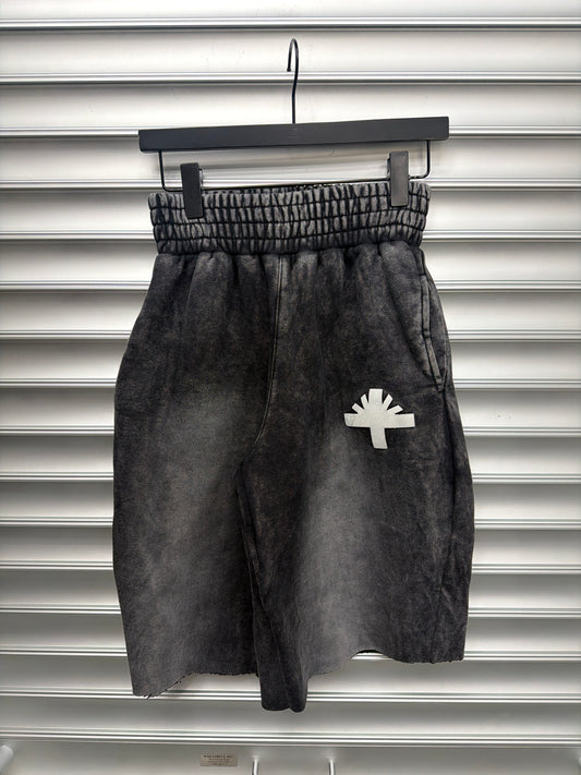 Vertabrae Black Shorts - S**
