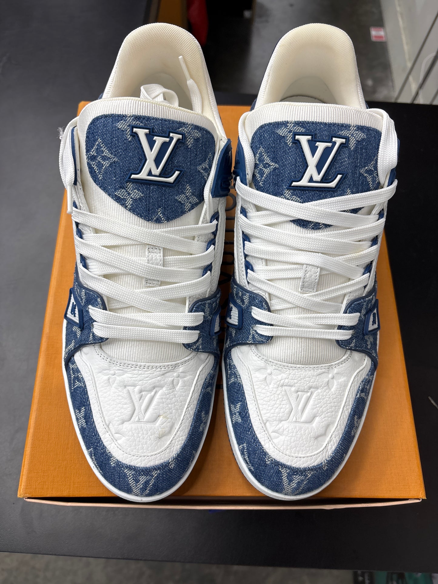 Louis Vuitton Trainer Denim Monogram (U) - 13M