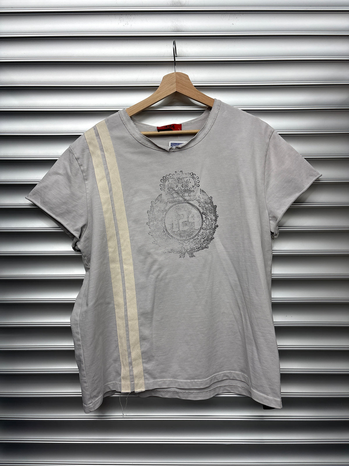 424 Grey Crest Cutoff Tee - L**