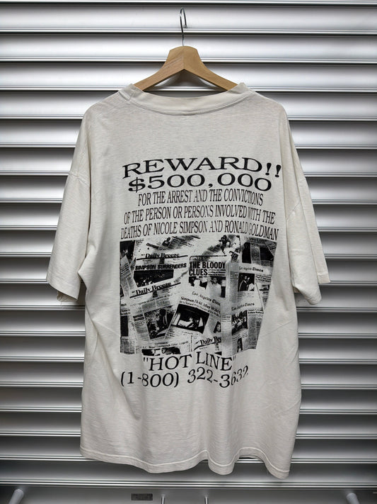Vintage OJ Simpson Not Guilty Tee - XXL