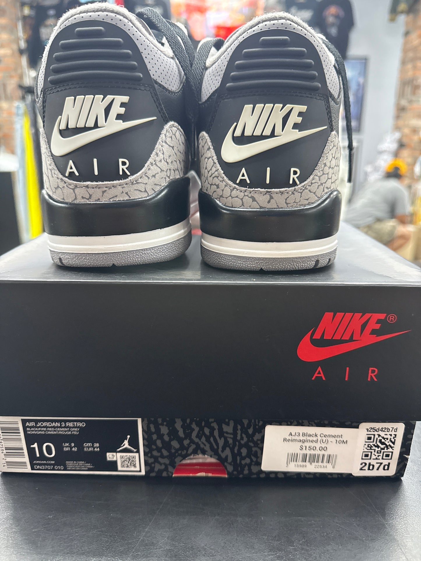 AJ3 Black Cement Reimagined (U) - 10M
