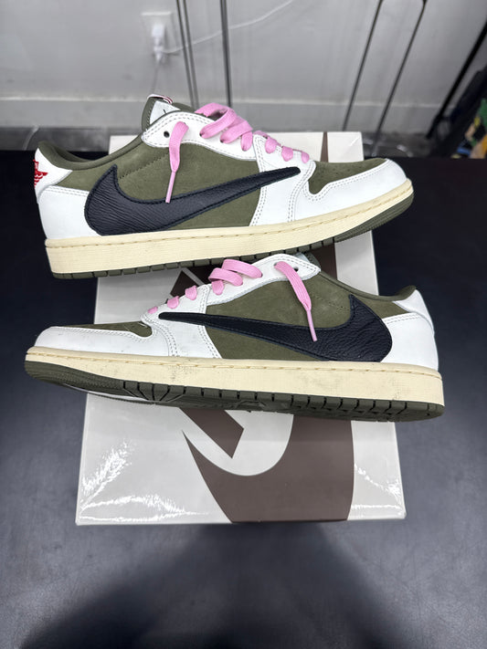 AJ1 Low Travis Scott Olive (U) - 9.5M