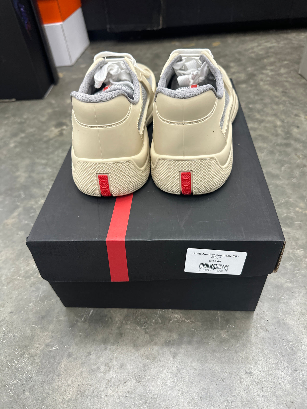 Prada American Cup Creme (U) - 42(9)**