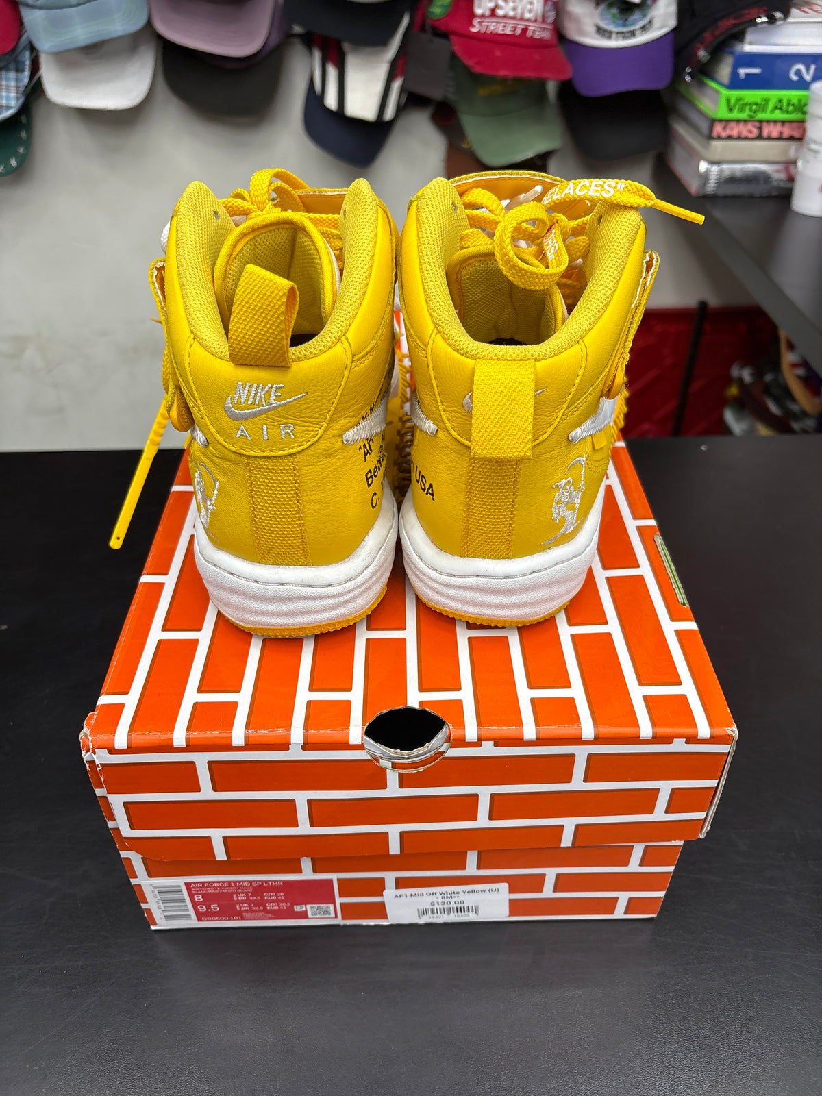 AF1 Mid Off White Yellow (U) - 8M**