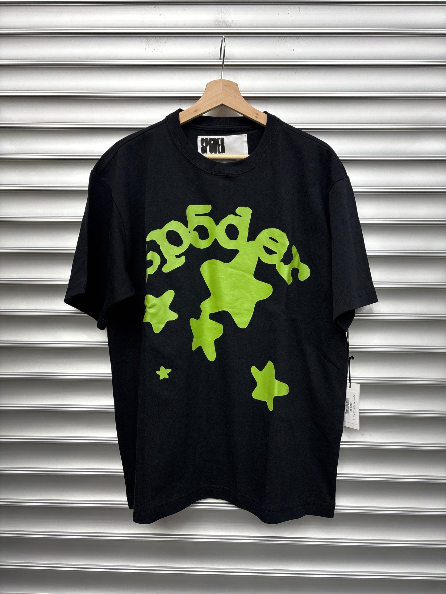 Spider Neon Green Tee - L